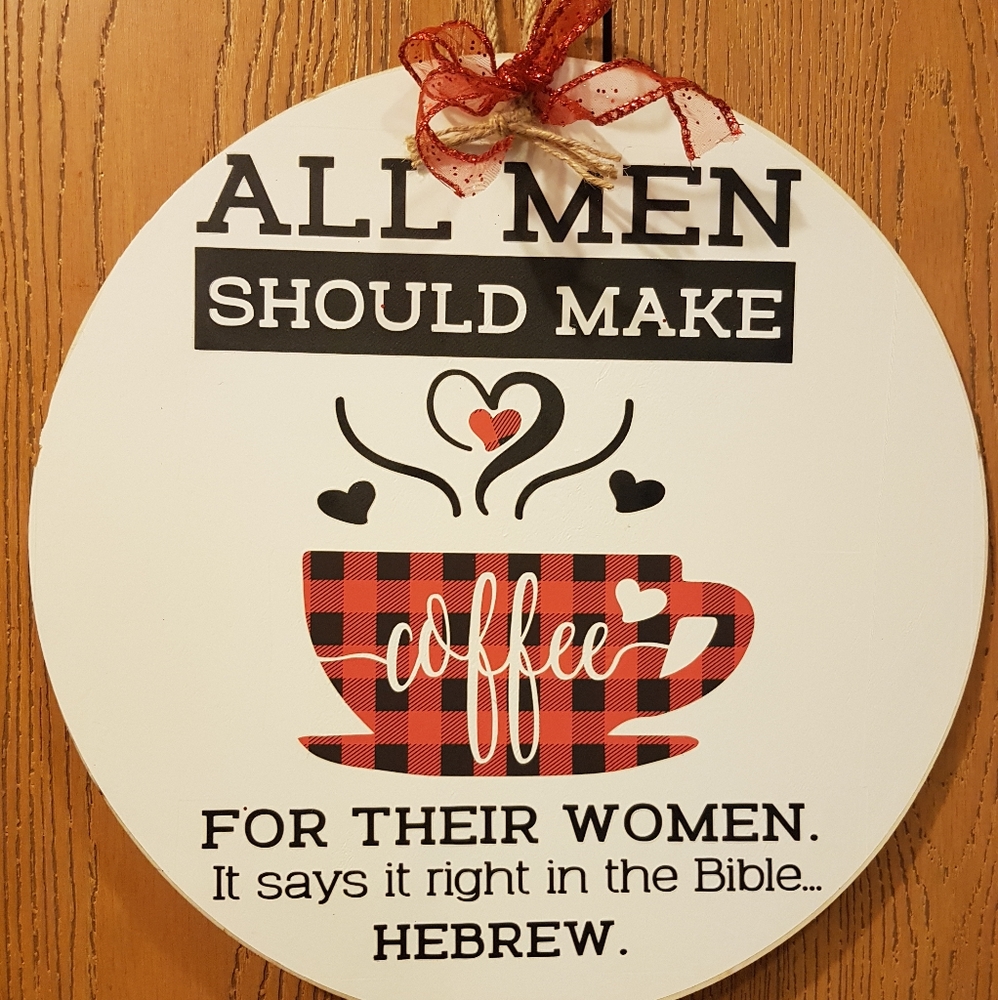 Wood sign